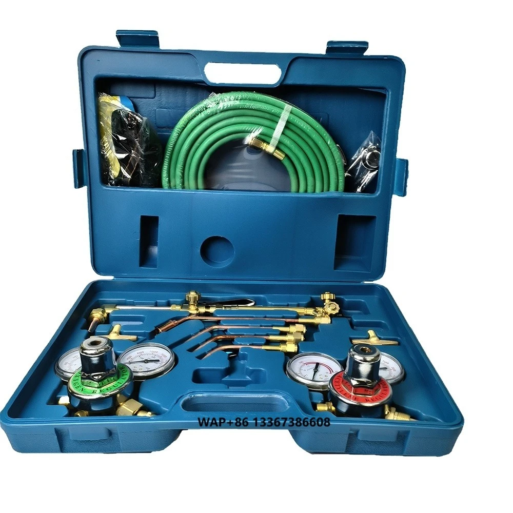 

Oxygen Acetylene Gas Torch Welding Kit Portable Cutting Torch Kit Gas Welding Equipment