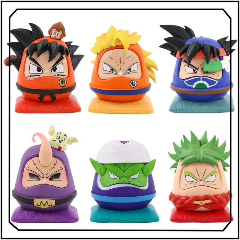 

Dragon Ball Gashapon Son Goku Piccolo Action Figure Cute Originality Q-version Action Figure Model Toys Decorative Gifts