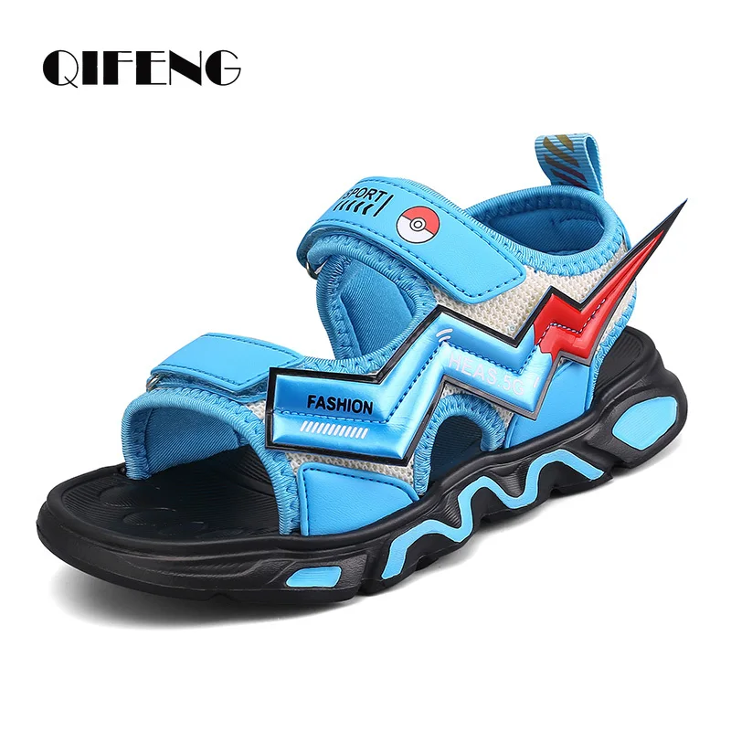 

2025 Summer Kids Casual Shoes Light Breathable Sandals Boys Non-slip Teenager Tennis Shoes Baby Sandals Kids Cartoon Jelly Shoes