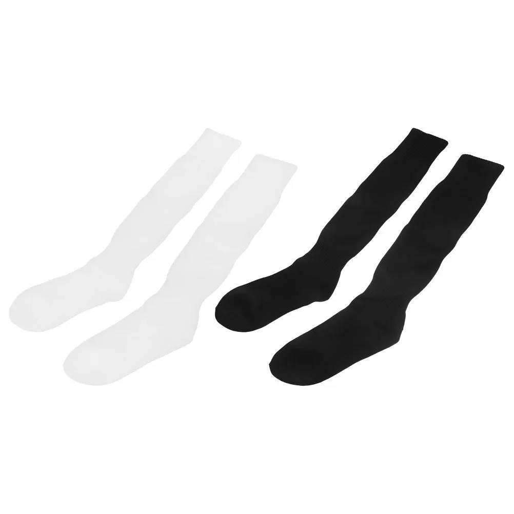 

2Pairs Youth Football Socks High Elastic Sweat Absorb Moisture Wicking Sports Stocking for Outdoor Activities Soccer Socks