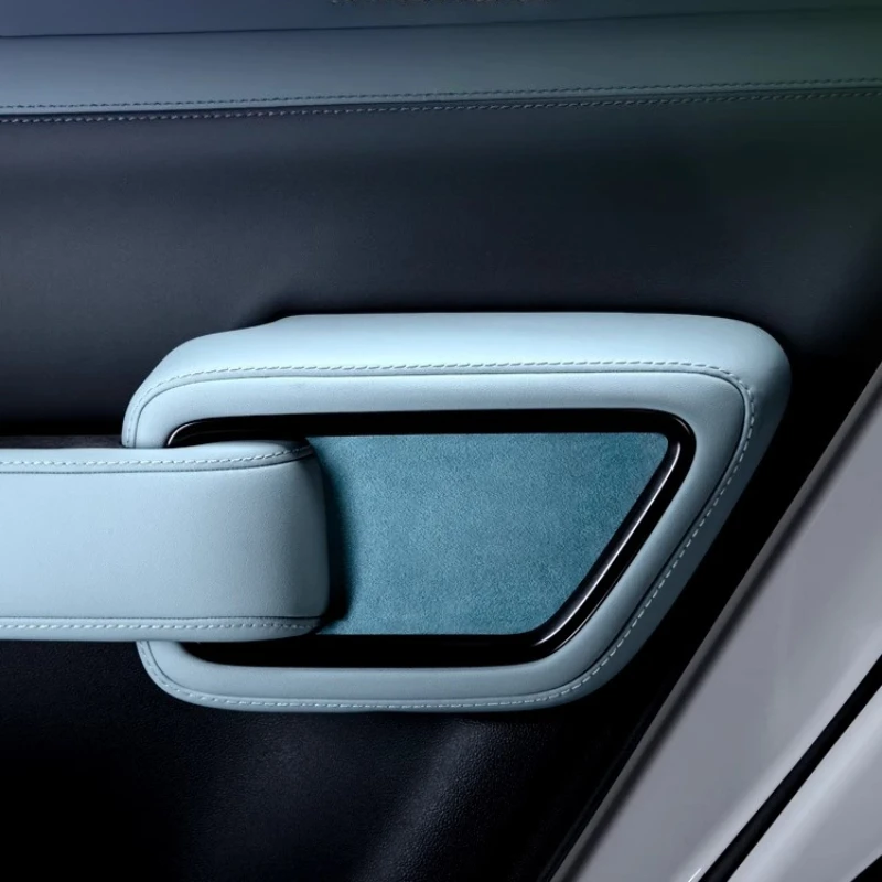 

For BYD Formula Leopard 5 2023-2025 Alcantara Modified Door Armrest Under Decorative Sticker Car Interior Accessories