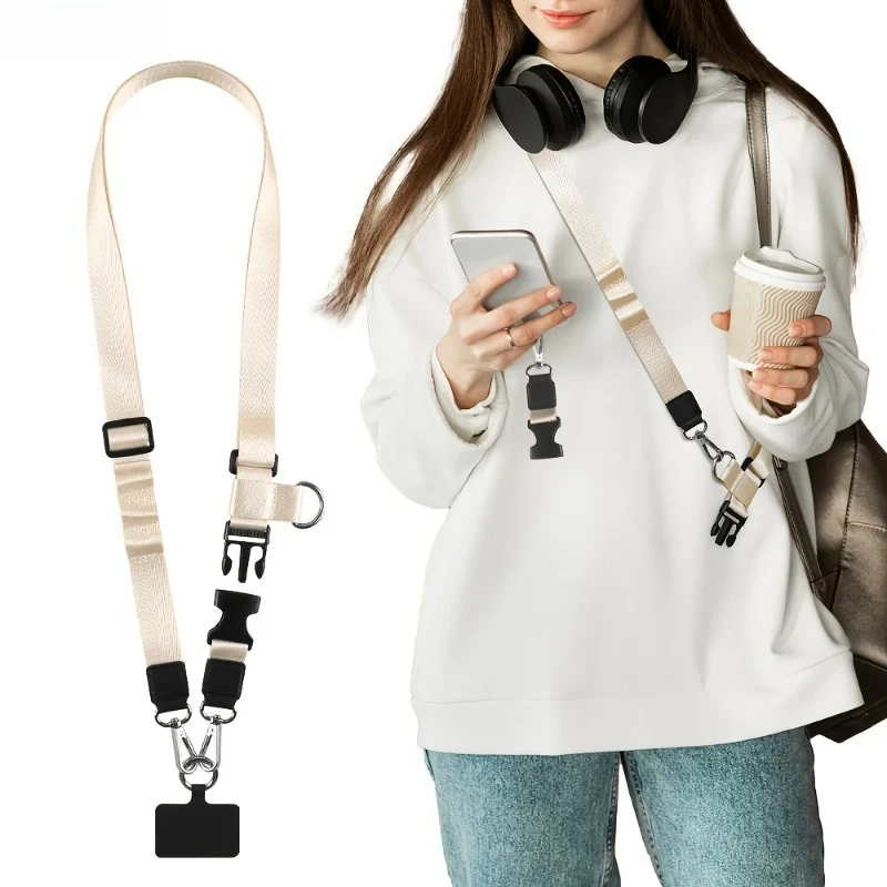1Piece 2.5cm Nylon Bag Strap Women Solid Color Straps for Crossbody Messenger Shoulder Bag Accessories Adjustable Handbag Straps