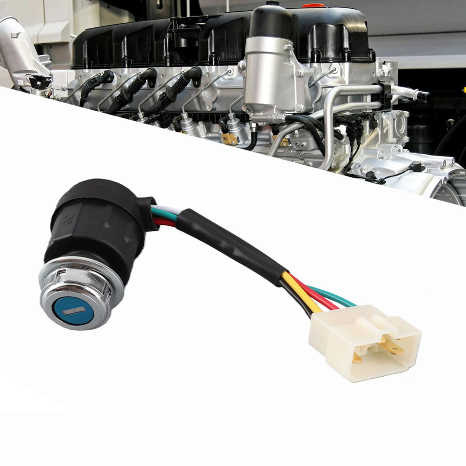 Gas Generator Ignition Key  Ignition Key  with 2 Keys for 178F/186F Air Cooled  Engine Tiller Start