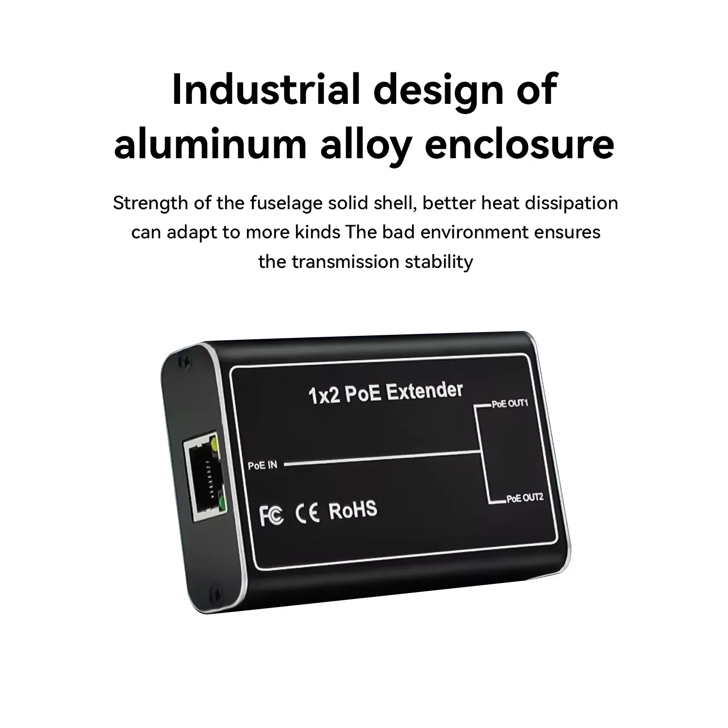 PEGATAH 4 Port POE Extender 2 Port poe 100M Network Switch Repeater 30W IEEE802.3af/at Plug&Play for PoE Switch NVR IP Camera