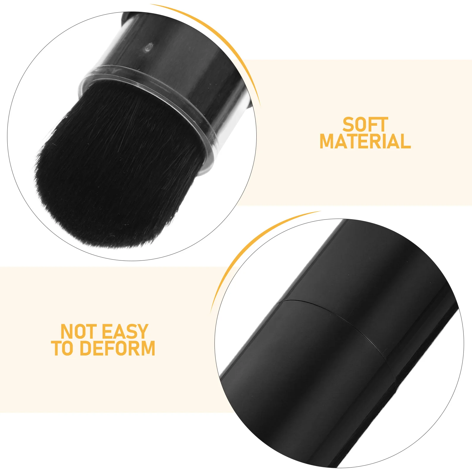 Brocha de maquillaje multifuncional, herramienta facial para colorete en polvo de fibra suave, Mini portátil de viaje para acabado de contorno, base de ajuste