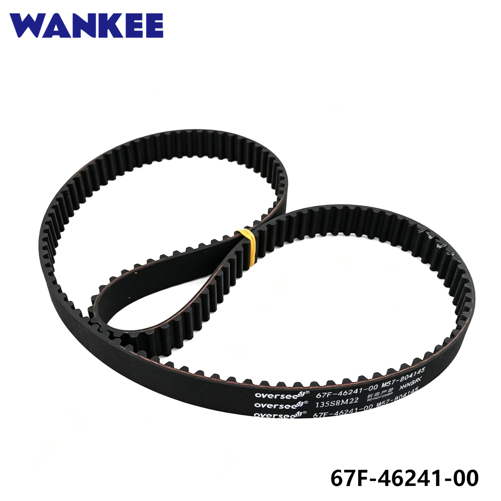 Timing Belt 67F-46241-00-00 for Yamaha F75 F80 F90 F100 F115 4 Stroke Outboard Parsun F90