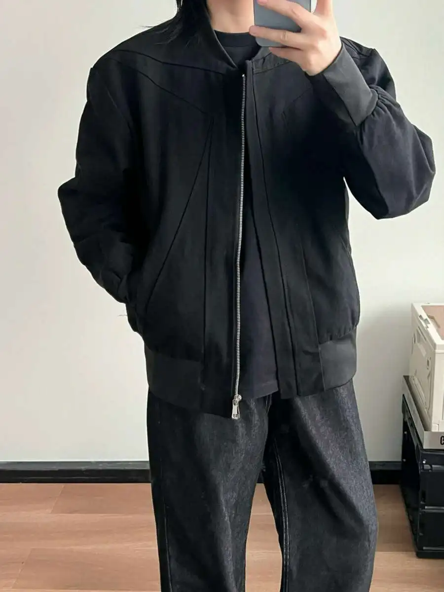 

High Quali Cotton Canvas Jaet Men's Waed Vintage e Jaet Autumn Wear Comfortable Fit Youth Faion Outerwear