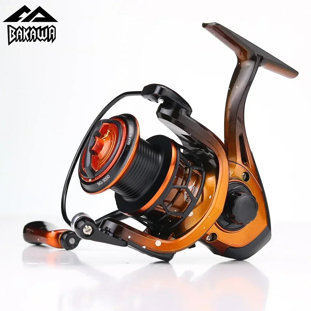 

Катушка для спиннинга BAKAWA с металлической проволокой, 5,2: 1