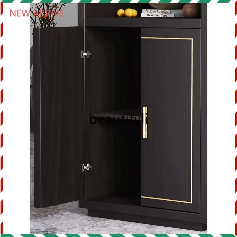 

D2520 Solid wood light luxury Buddhist niche vertical cabinet household living room altar cabinet God of Wealth table