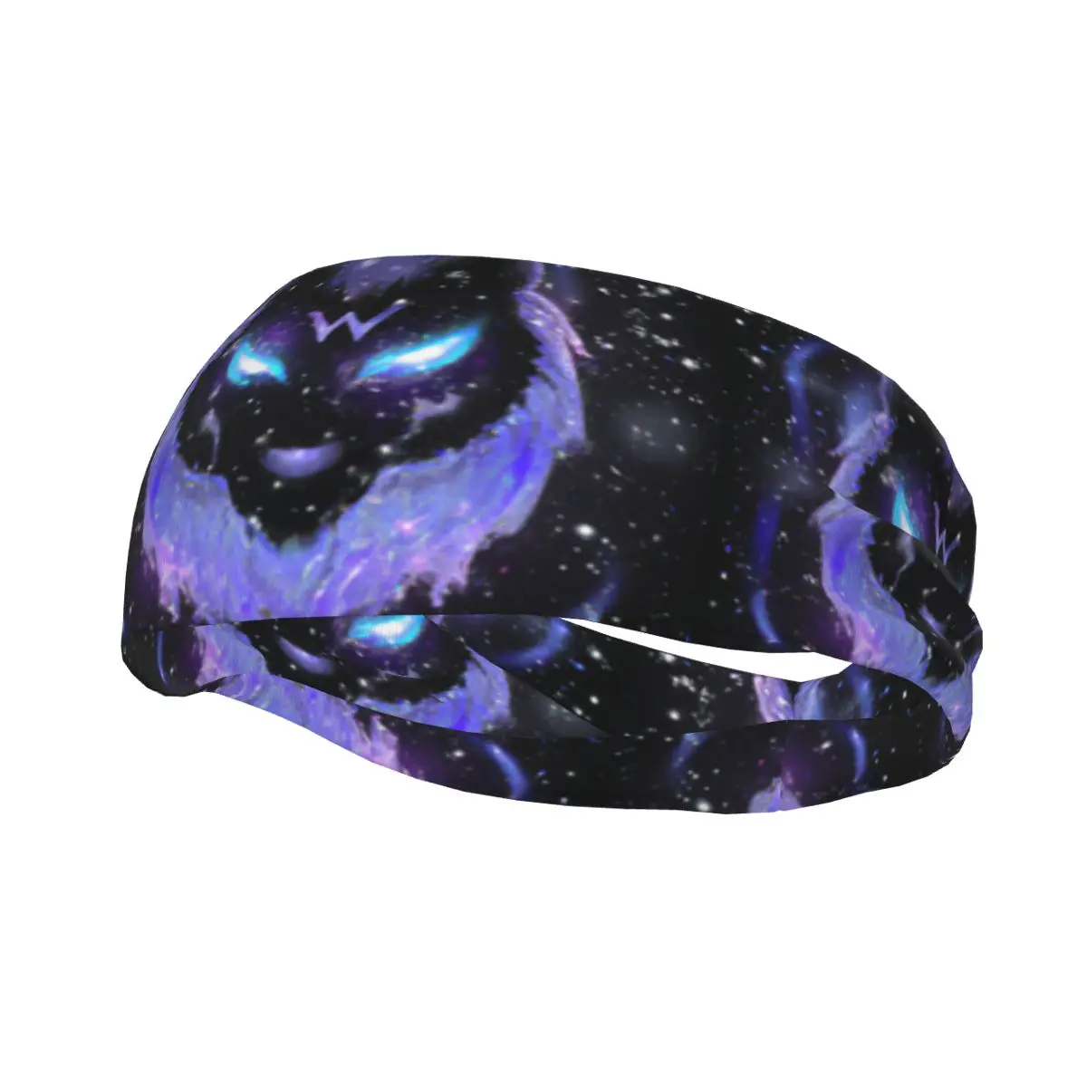 Custom Face Evil Wolf, Sport Headbands for Women Men Stretchy Moisture Wicking Gym Sweatband