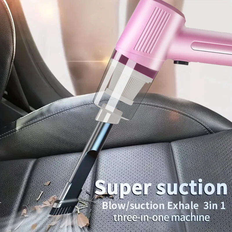 Wireless Portable Cleaning Machine Car Vacuum Cleaner Strong Suction Mini Handheld Vacuum Cleaner for Car and Home Powerful