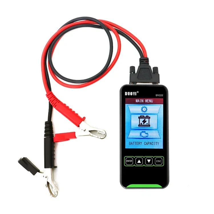 

DY222 color screen lead-acid battery charge and discharge tester Battery local tester 100-2000CCA