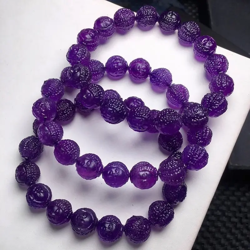 Natural Amethyst -Son Multi-Blessing Bracelet