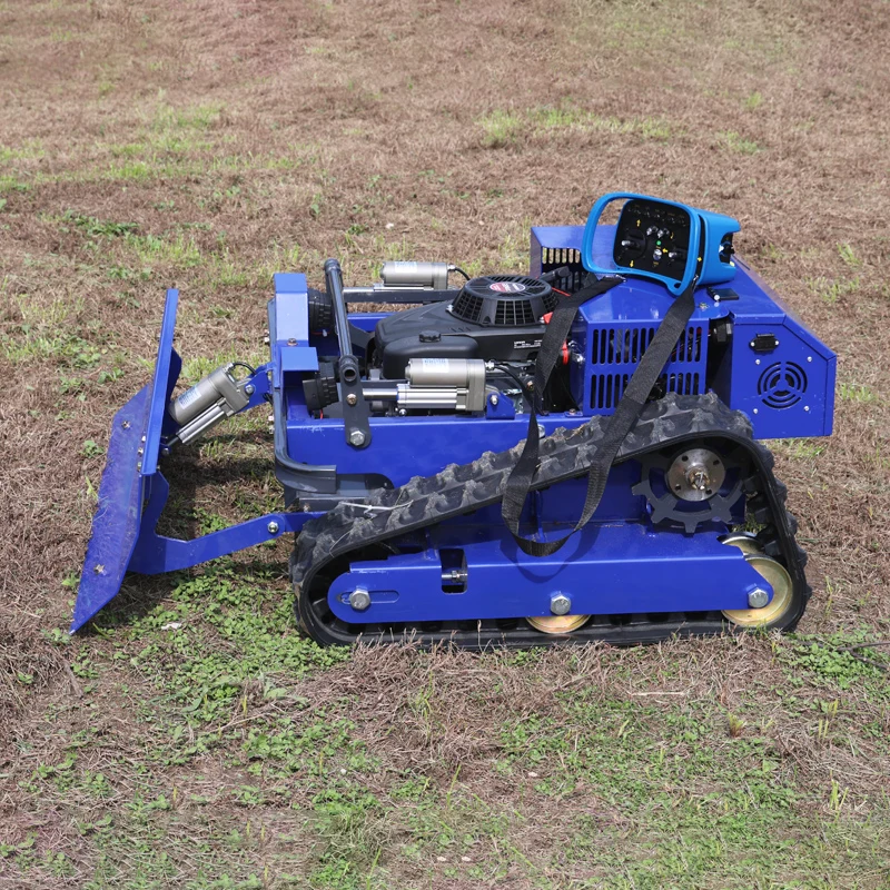 Customised CE EPA Approved All Terrain RC Grass Cutter Garden Crawler Remote Control Robot Lawn Mower with snow plow