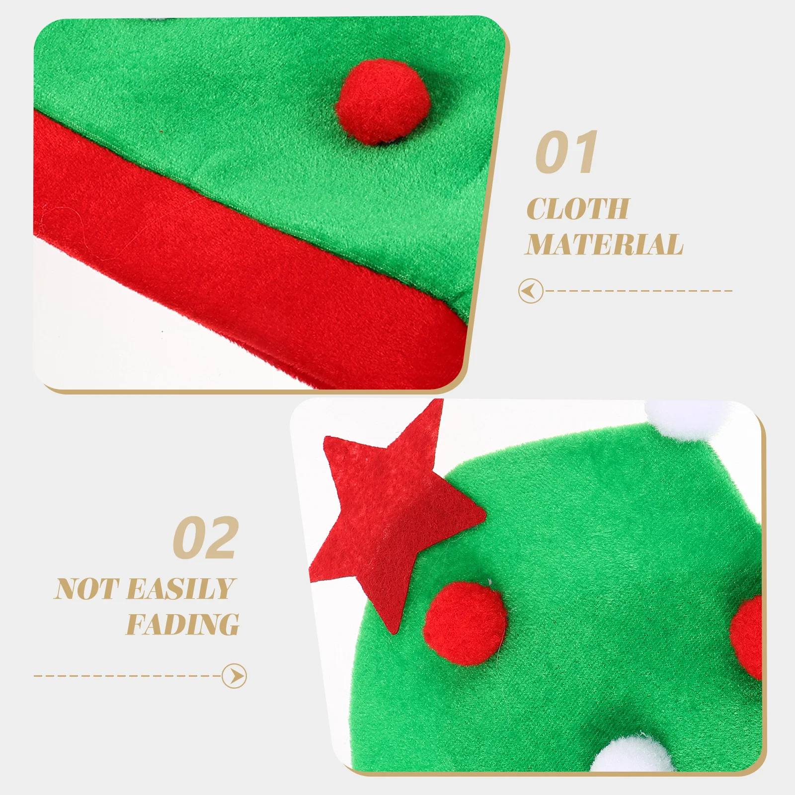 

Christmas Tree Santa Claus Hat Party Costume Hat Creative Xmas Headwear Christmas Celebration Supplies Santa Hats