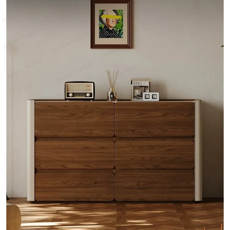 

Modern simple rock slab six chest cabinet living room against the wall antique new storage chest