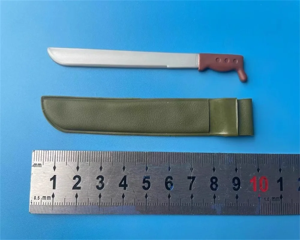 1/6 Soldier Weapon Accessories Machete Knife Bag Plastic Model Toy For 12'' Action Figure Body In Stock