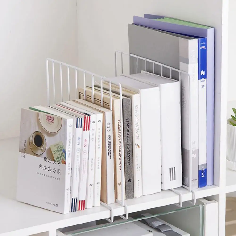 

Metal Wire Shelf Dividers High Strength Clothing Divider Shelf Organizers Easy to Install Closet Separators for A Corrosion