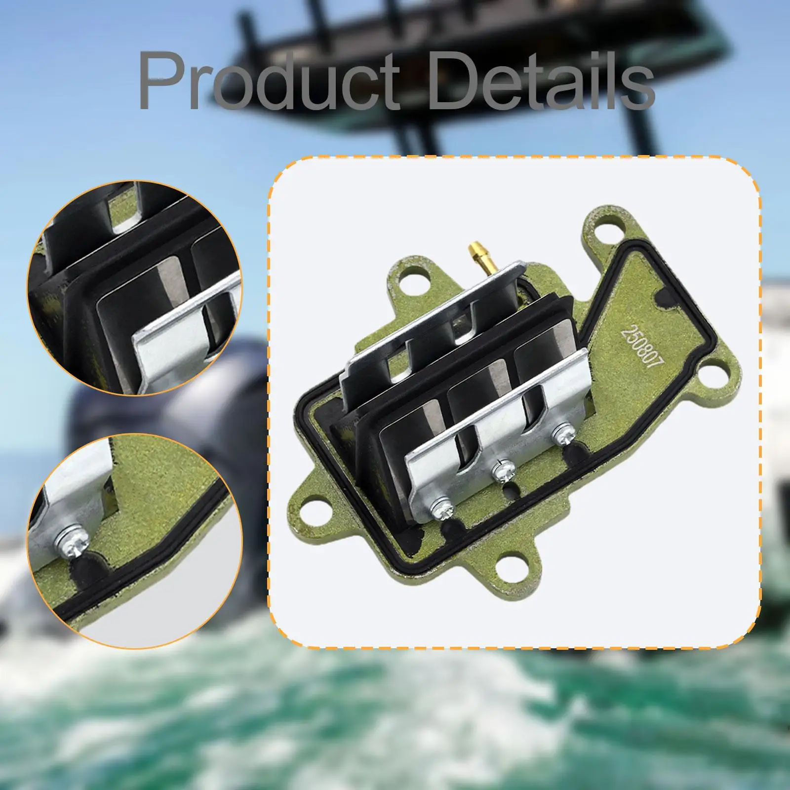 مجموعة صمامات السحب استبدال أجزاء 63W-13610-00 لـ E9.9DMH ثنائي الأشواط 15HP، احترافي