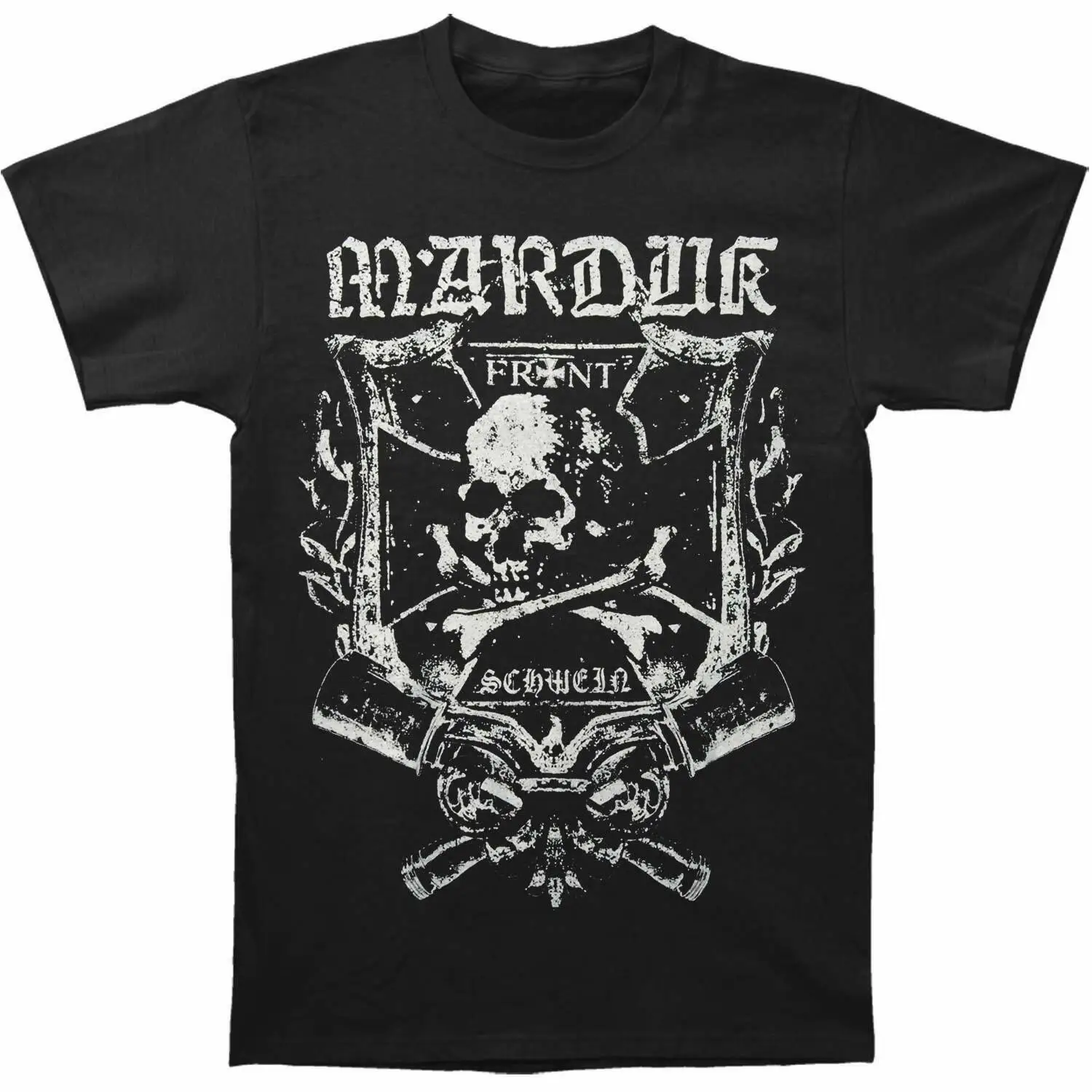 Authentic MARDUK Frontschwein Shield T-Shirt S-2XL NEW