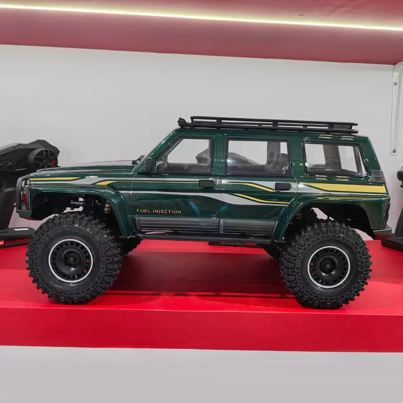 Yikong YK4107 Pro 1/10 ferngesteuerter Kletterfahrzeug-Panzer U-Turn LCG Allradantrieb-Chassis mit externem Rotor bürstenlos