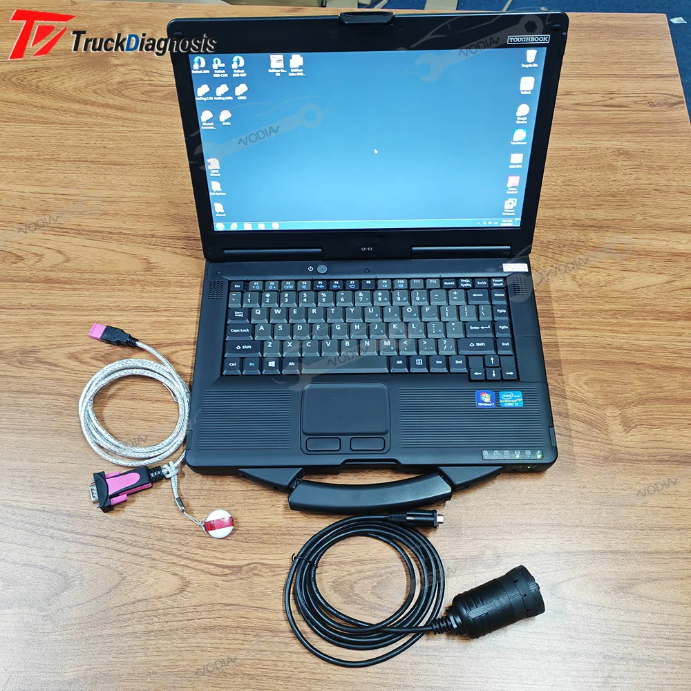 CF53 laptop+ LIEBHERR DIAGNOSTIC kit for Liebherr Software SCULI with LIEBHERR Excavator Crane Diagnostic Tool