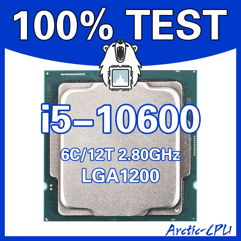 i3-10600 Arctic-CPU 100% اختبار 6C/12T 、2.80 جيجا هرتز LGA1200