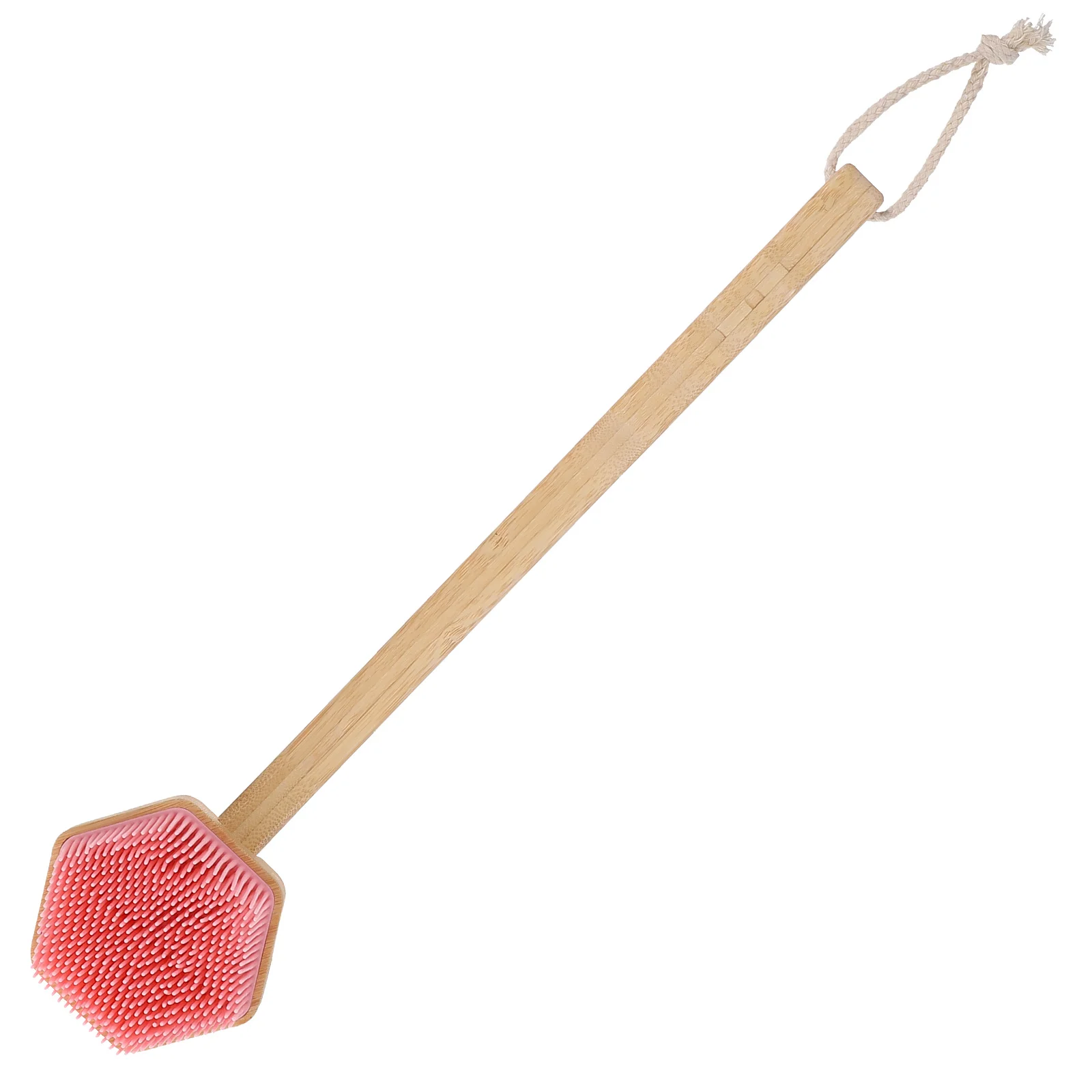 

Shower Scrubber for Body Long Handle Back Brush Comfortable Durable Selected Material Dead Skin Remover