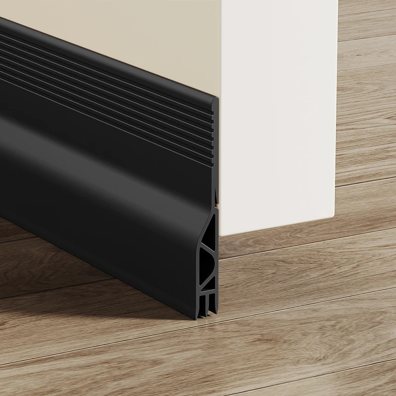 

1Pc 1M TPE Door Bottom Seal Strip Self-adhesive Anti-shedding Thicken 3 Layers Windproof Anti-Cold Door Gap Weather Strip
