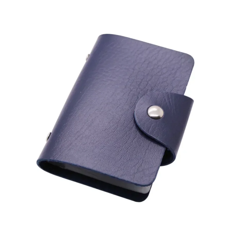 New PU Leather Function 24 Bits Card Case Business Card Holder Men Women Credit Passport Card Bag ID Passport Cards Wallet