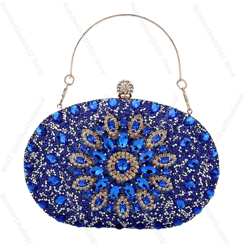 Diamond studded bag, dress, banquet bag, ladies' wedding cheongsam, versatile banquet and evening bag