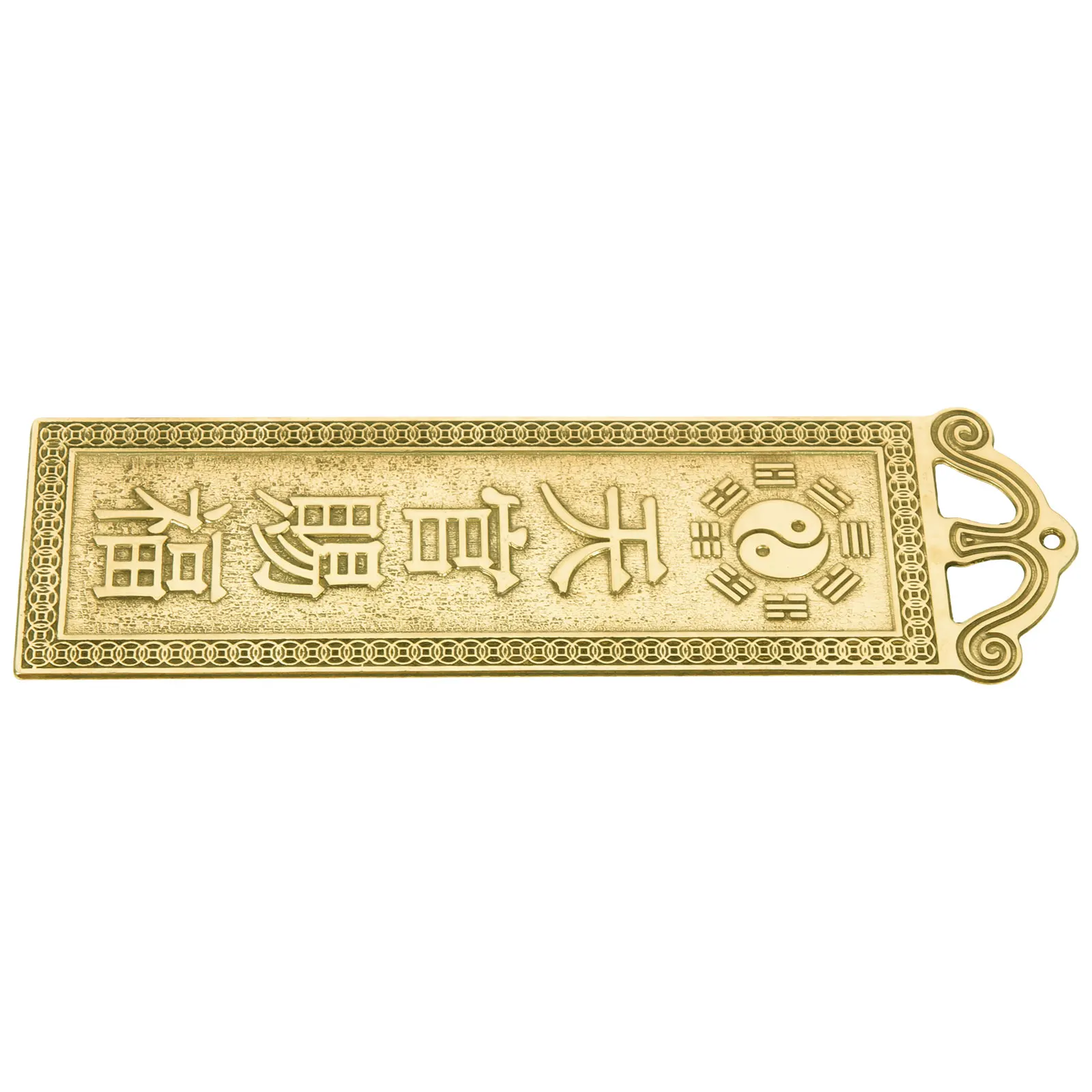 

Copper Bagua Ornament Beautiful Retro Design Material Good Luck Charm Yin Decor Home Temple Blessing Ward Off Bad