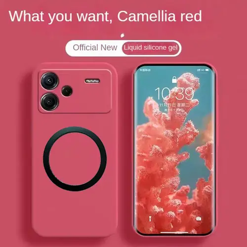 New for MagSafe Phone Case For Xiaomi Redmi Note 13 Pro Plus 14T 15T POCO X6 M6 f8 F7 x7 PRO 15 Ultra Liquid Matte Magnetic Case - Image 5