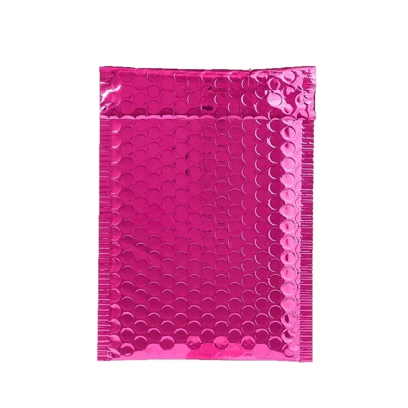 Bubble Foil Mailer Envelopes, Rosa para Saco de Presente, Mailing Bags, Envelope, Vermelho, Favor, Embalagem de Alumínio, Casamento, 15x20 + 4cm, 50Pcs