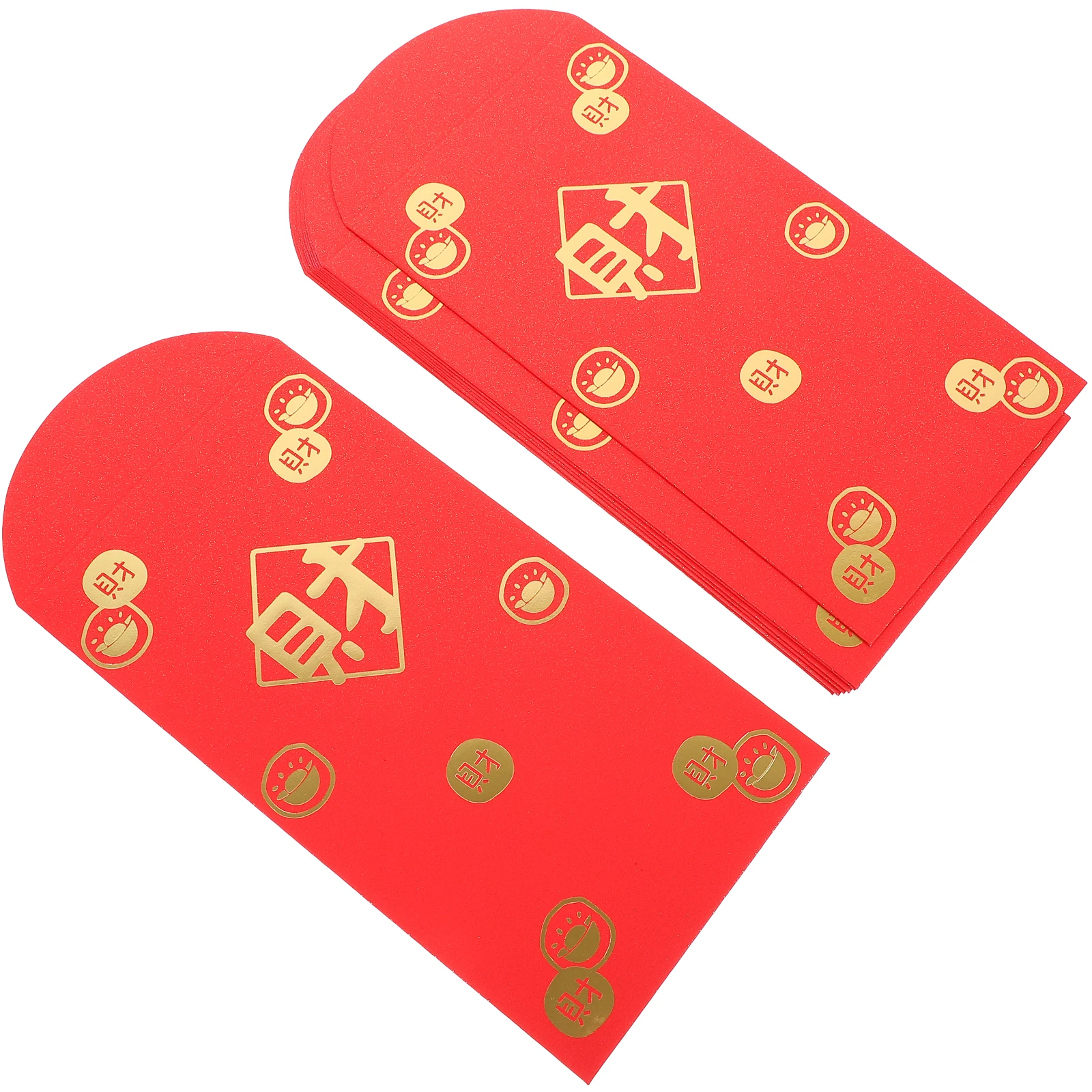 

10Pcs Deluxe Red Envelopes Traditional Spring Festival Money Gift Set with Patterns