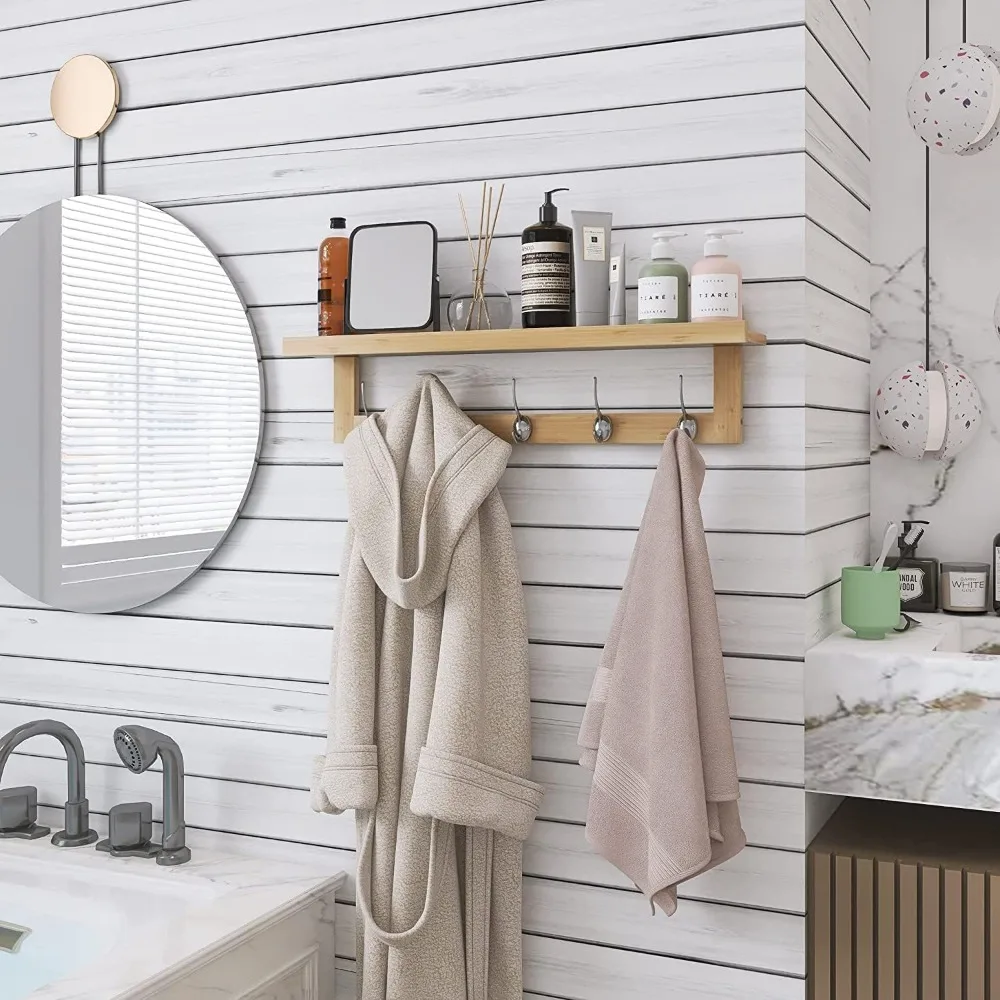 

Совершенно новые крючки для одежды с полкой, настенная вешалка для одежды для прихожей на стену