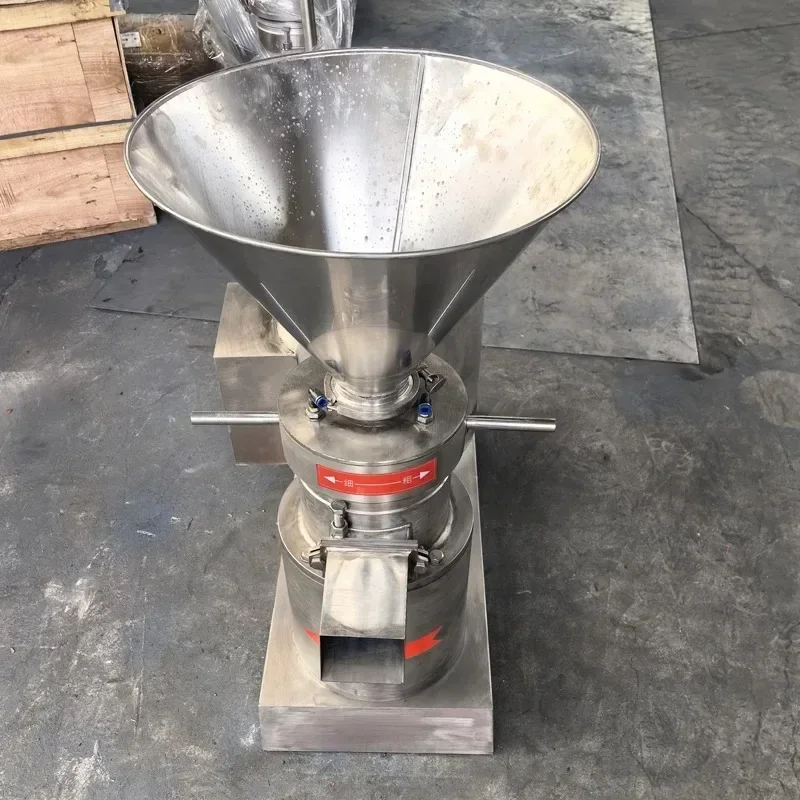 【Best-selling】Factory Sesame Peanut Cocoa Nut Almond Milk Wet Colloid Mill Stainless Steel Peanut Butter Colloid Mill Grinding