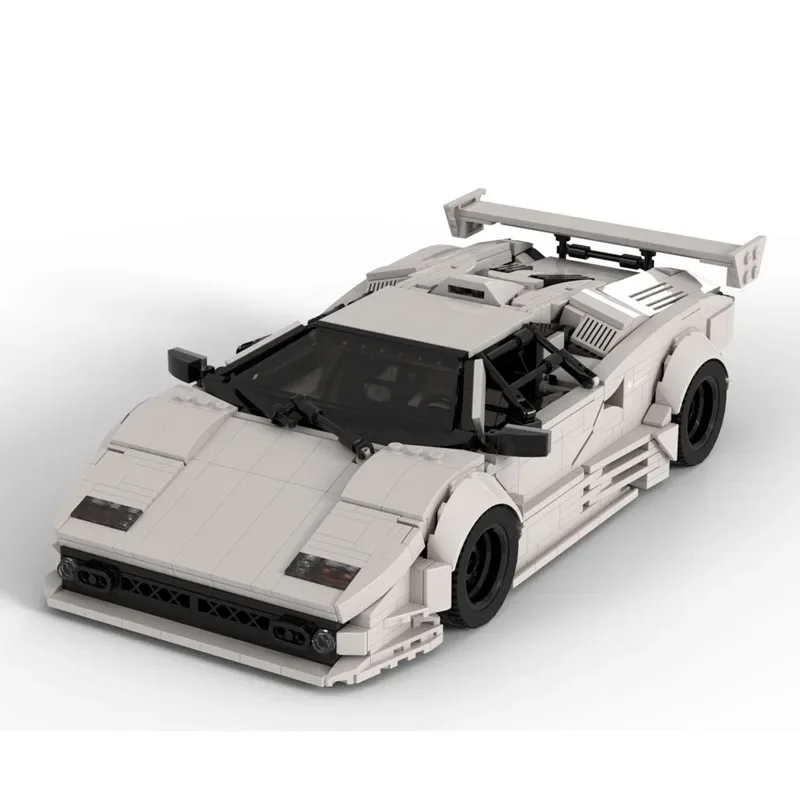 บล็อกตัวต่อ MOC- 187814   Racing Supercar ประกอบการก่อสร้างของเล่นรุ่น 1688 ชิ้นของขวัญวันเกิดเด็กของเล่นคริสต์มาส