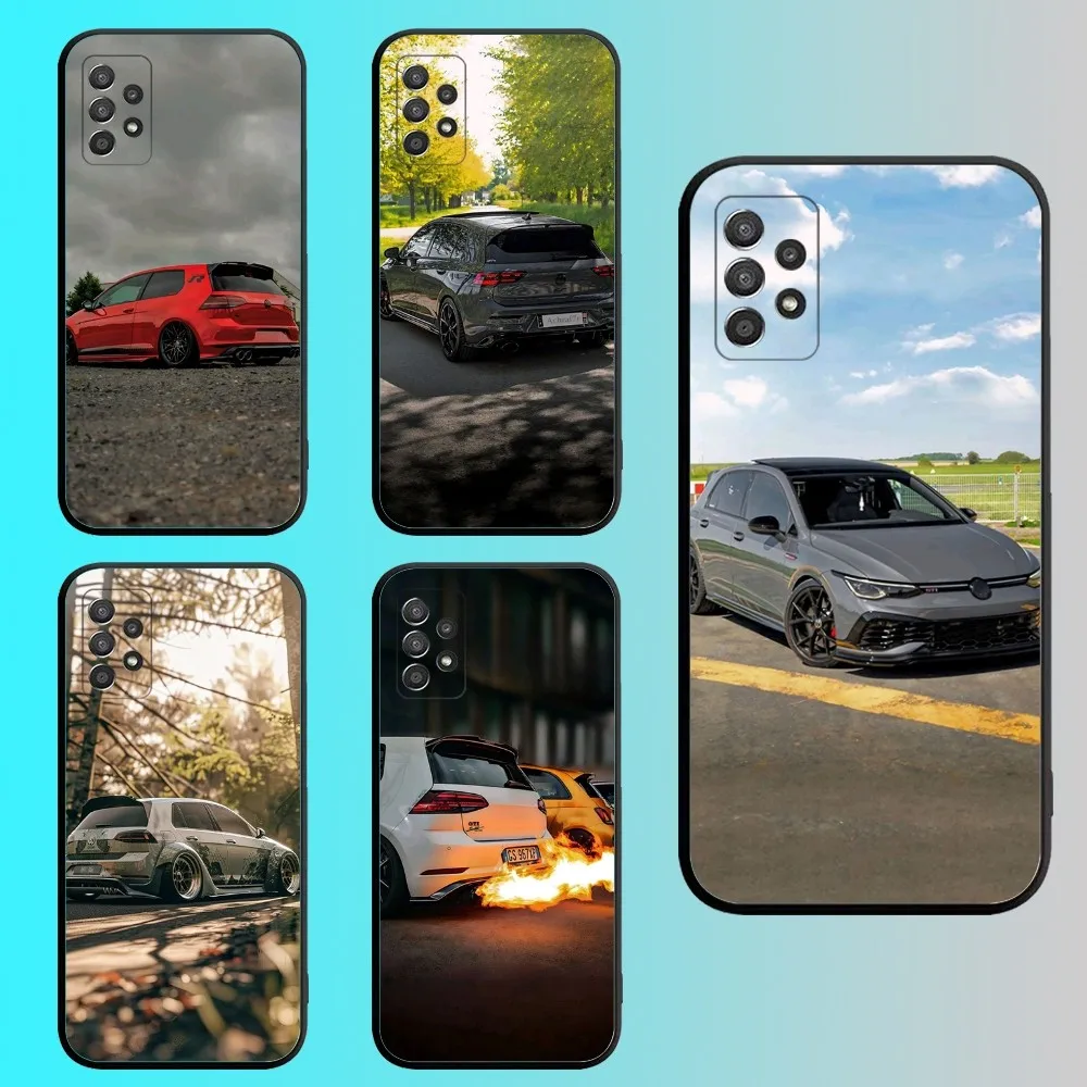 Car G-Golf G-GTI Sport Phone Case For Samsung S 25,24,21,22,23,30,20,Ultra,Plus,Fe,Lite,Note,10,9,5G Black Soft