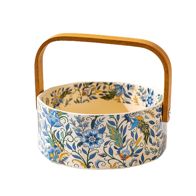 

High-end exquisite and high-value fruit plate, living room coffee table, household afternoon tea snack plate