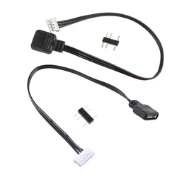 Cool Moon Fan Adapter Cable 4Pin/ 6Pin to 5V ARGB 3Pin Converter Cord For Coolmoon Fan Controller Adaptor Connector DropShipping