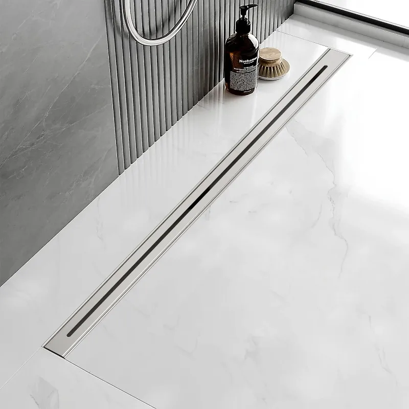 

Bathroom floor Most popular ultra-thin shower linear drainage channel SS304 outlet deodorant