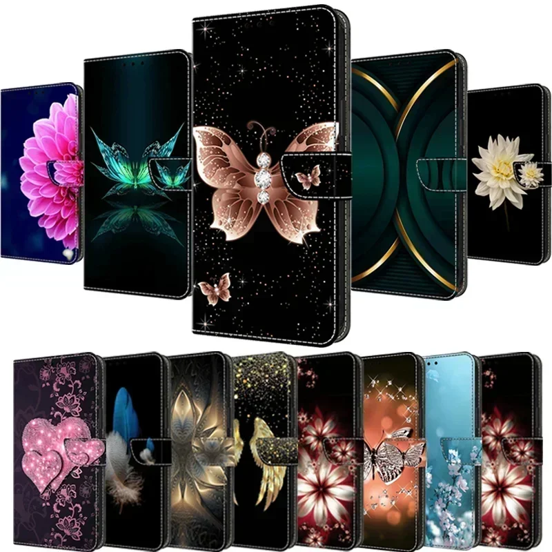 A50 A70 Case Wallet Butterfly Leather Case For Samsung Galaxy A50 SM-A505F A70 A40 A20s A20e A10e A10s Phone Cover Fundas Shells