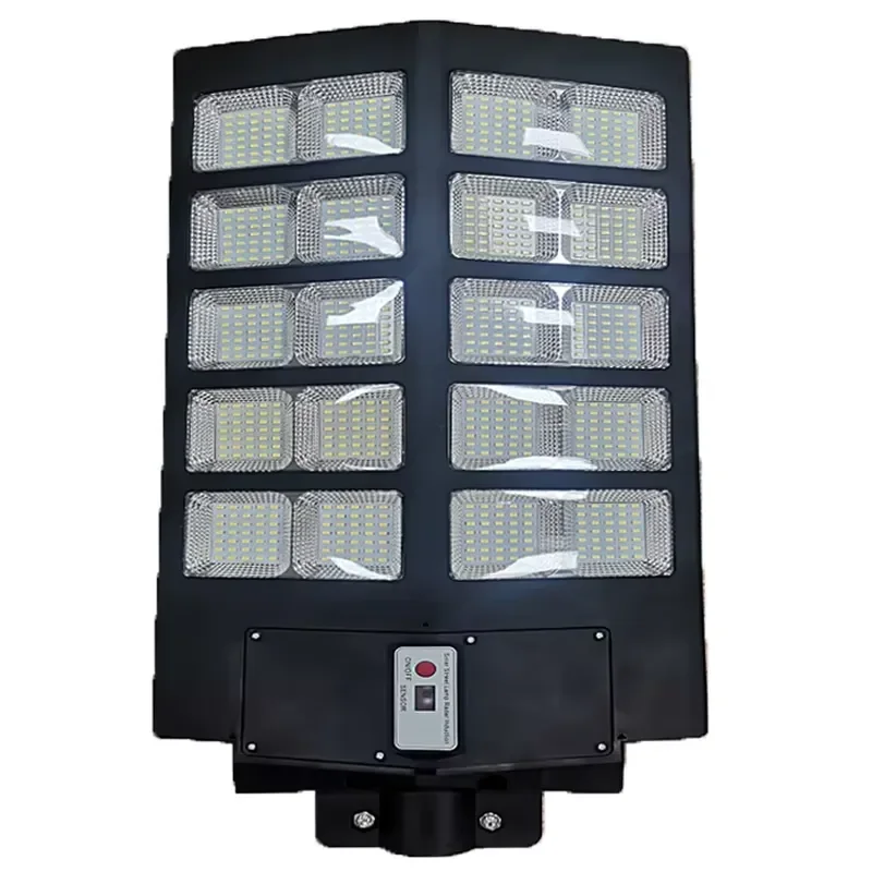 Shunjing Lighting Outdoor LED Solar Street Light 180W/240W/300W All-in-One ABS IP65 Time Control SMD5730 6000K Daylight for