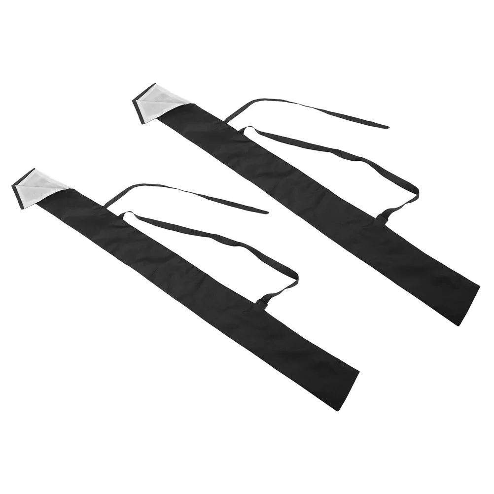 

2 Pcs Sword Pouch Organizing Bag Swords Storage Long Carrying Case Strap Japanese Creative