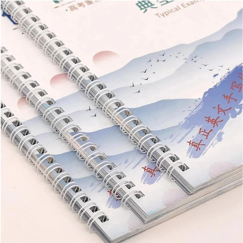 Hengshui Calligraphy 3D Reusable English Groove Copybook For Calligraphy Learn Alphabet Children Handwriting Practice Book