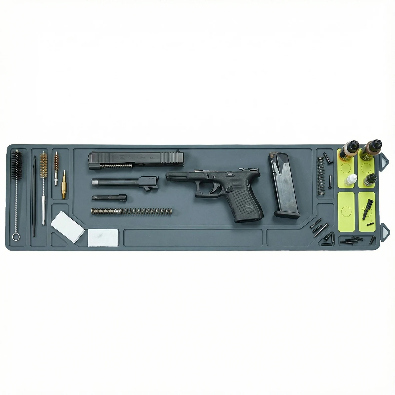 

Gun Cleaning Mat 36x10inch Extra Large Magnectic Gun Mat for Pistol Rifle(Gray)