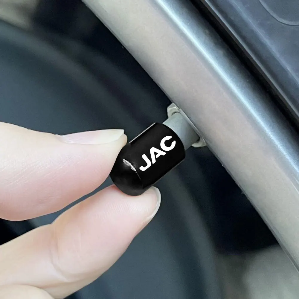 Car Tire Valve Caps Metal Wheel Tyre Stem Airtight Cover Accessories For JAC S2 J3 Board JS2 S3 J2 S5 T8 Refine J5 J6 J4 Vapour