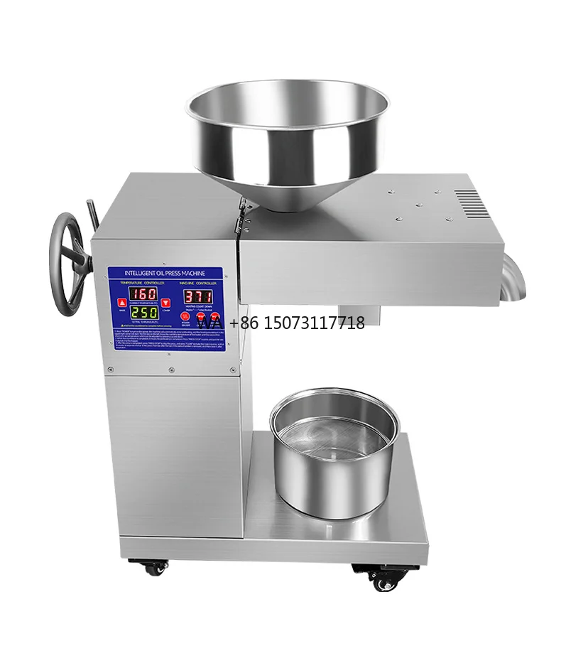 

2025 High Quality 20-30kg/H Commercial Peanut Soybean Sesame Coconut Walnut Almond Rapeseed Sunflower Seed Machine Oil Presser