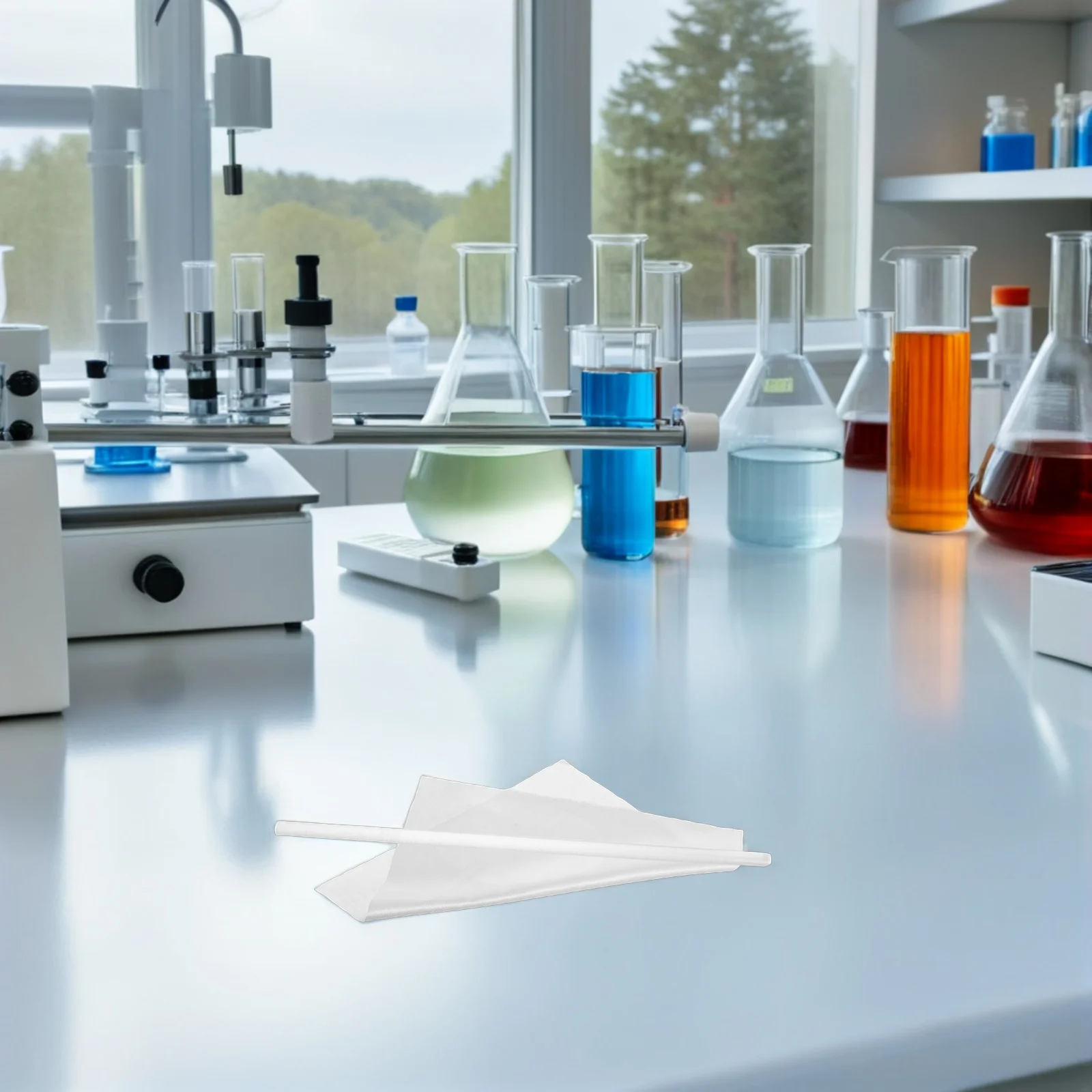 

1 Set Electrostatic Experiment Kit Glass Friction Stick Science Project Tool For Physics Class Teaching Aids School Education